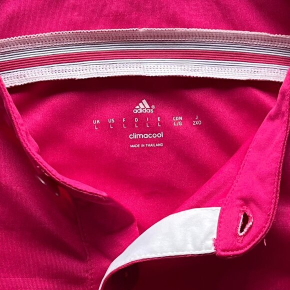 Adidas Real Madrid Jersey Away 2014-15 Mens Large Hot Pink Soccer Jersey - Picture 2 of 7